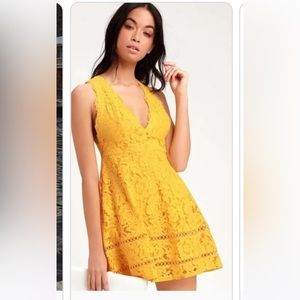 Yellow Lulus dress